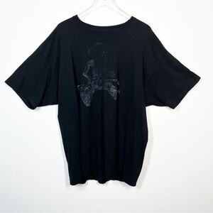 Billy Squier Men’s Women's Unisex Size 2X Black T-Shirt Hanes Tagless with Holes